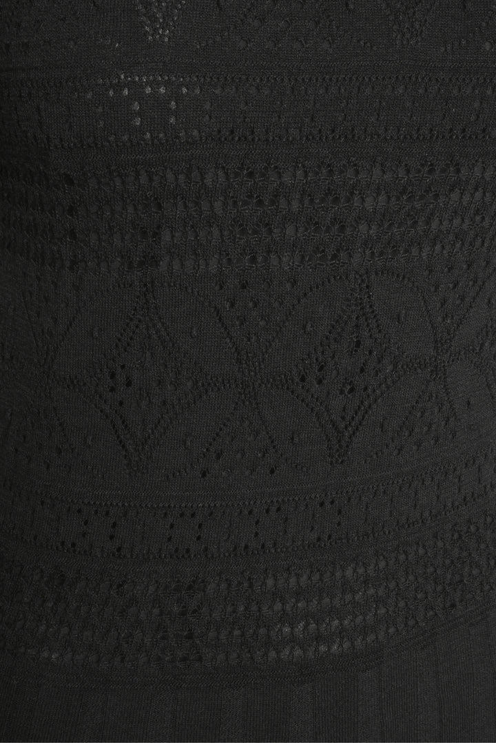 Boutique Moschino Size 8 Knit Pleated Midi Dress