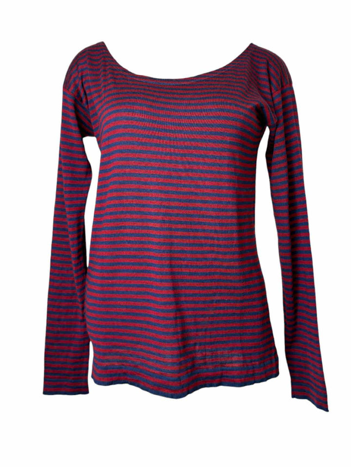 Prada Size 40 Striped Wool Blend Sweater
