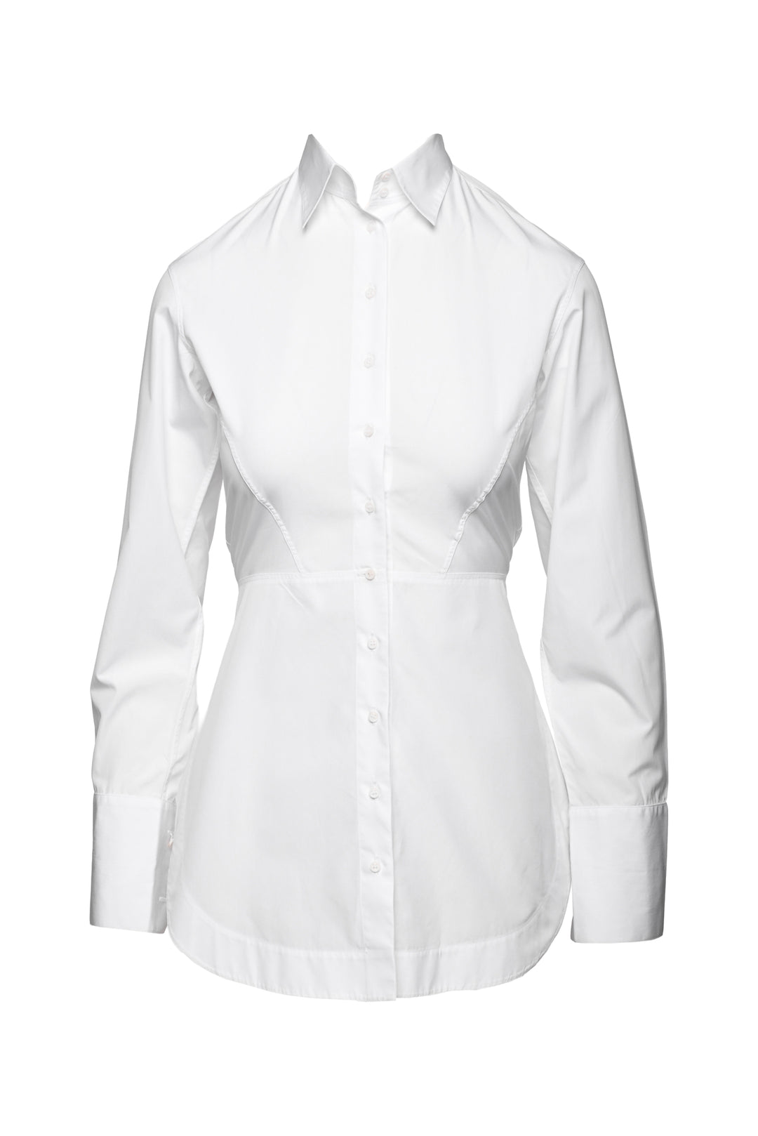 Alaia Size 4 Cotton Poplin Shirt