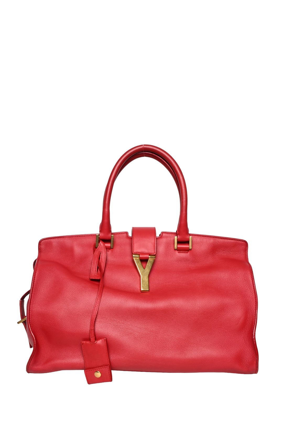 Saint Laurent Medium Leather Classic Y Cabas Tote