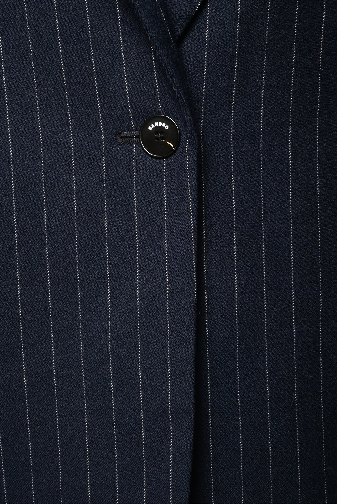 Sandro Size 8 Pinstripe Oversize Blazer