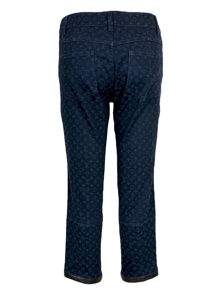 Louis Vuitton Size 38 2011 Monogram Skinny Jeans