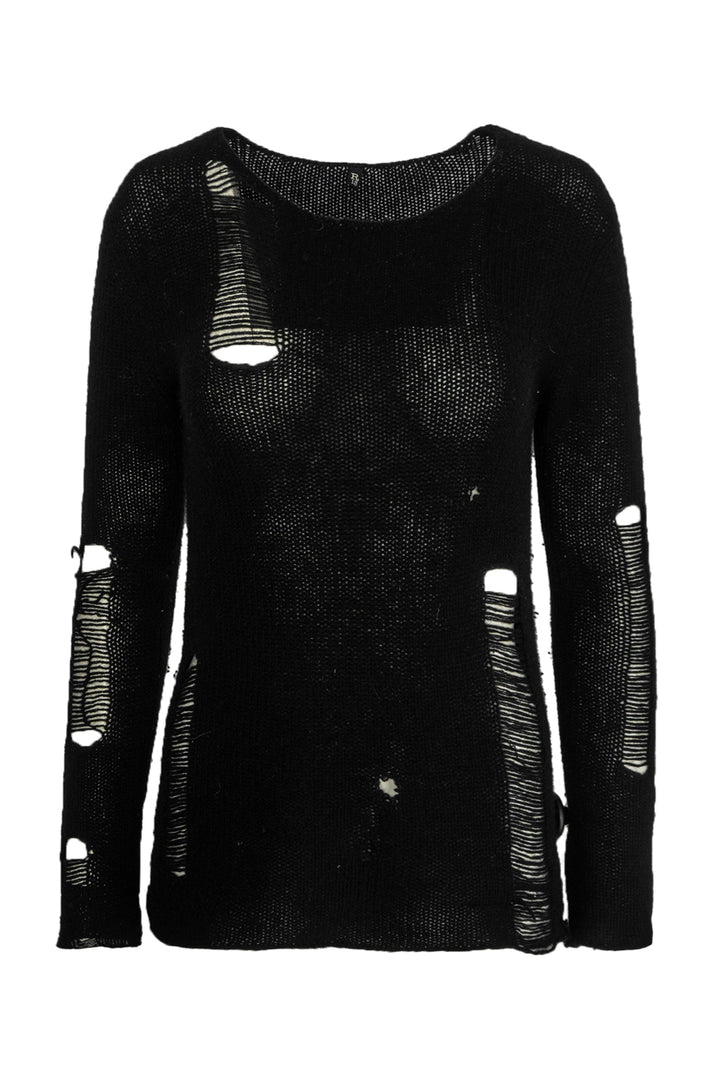 R13 Size M Distressed Cashmere Sweater