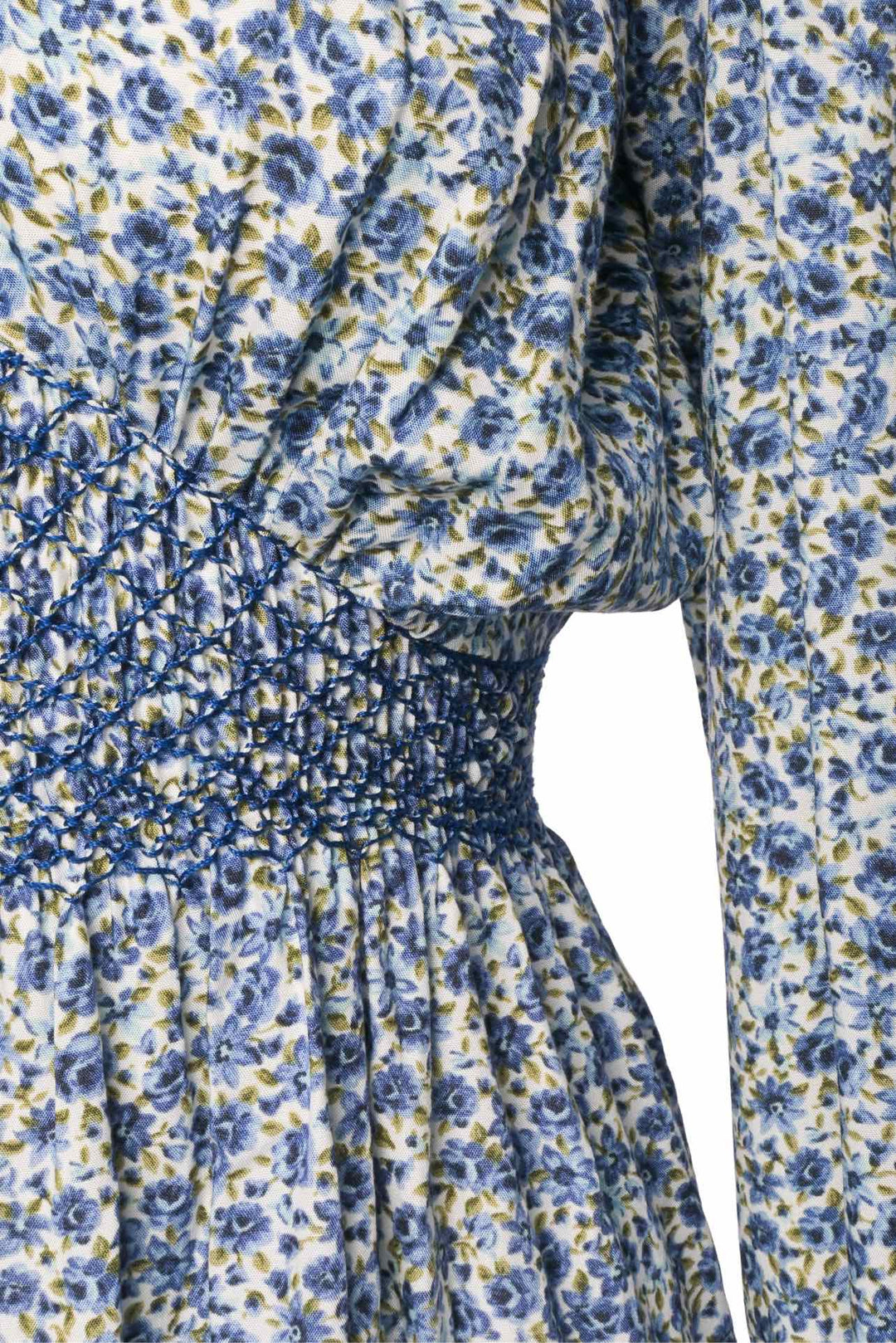 Loretta Caponi Size M Floral Print Long Dress