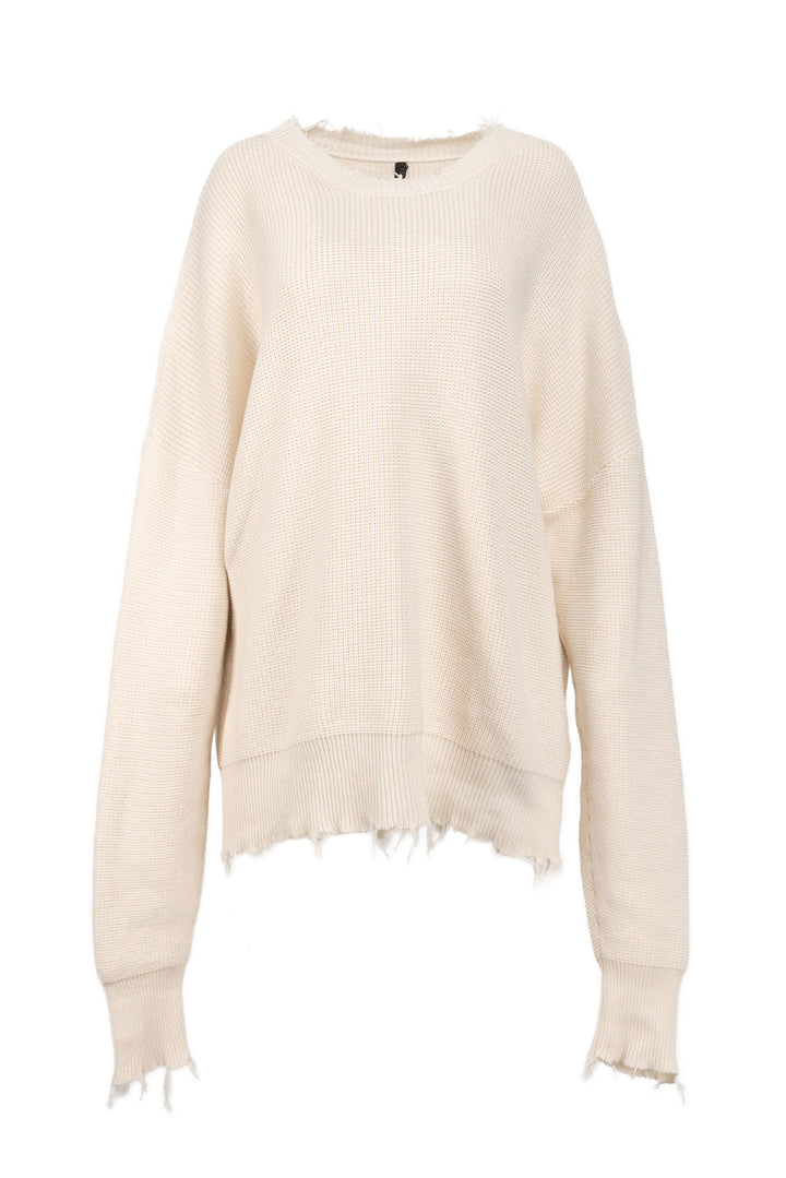 Unravel Project Size XS Men's Distressed Knit Sweater