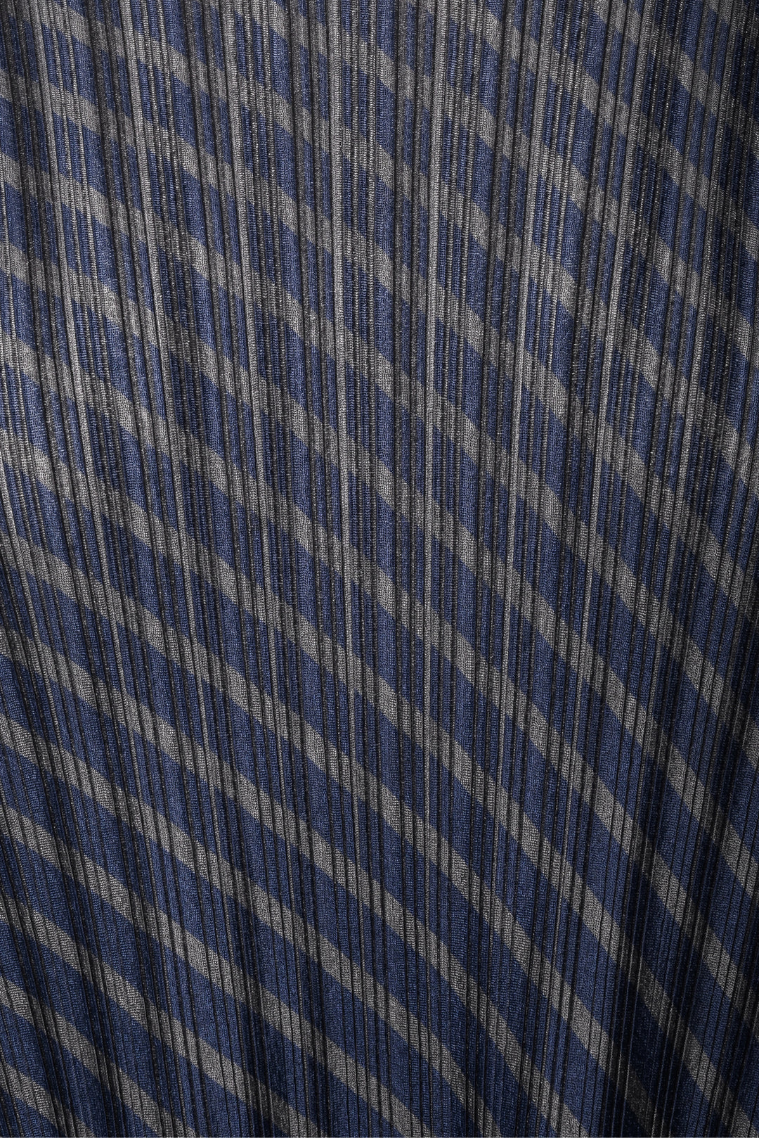 Pleats Please Size 5 Striped Pleated Long Sleeve Tops