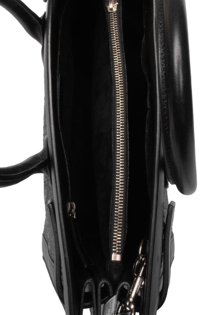 Saint Laurent 2014 Python Calfskin Embossed Small Sac de Jour Tote