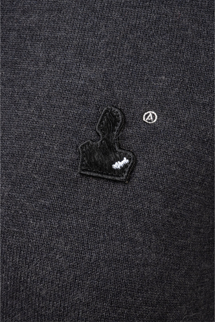 ADER Size 2 2021 Cut Out Wool Cardigan