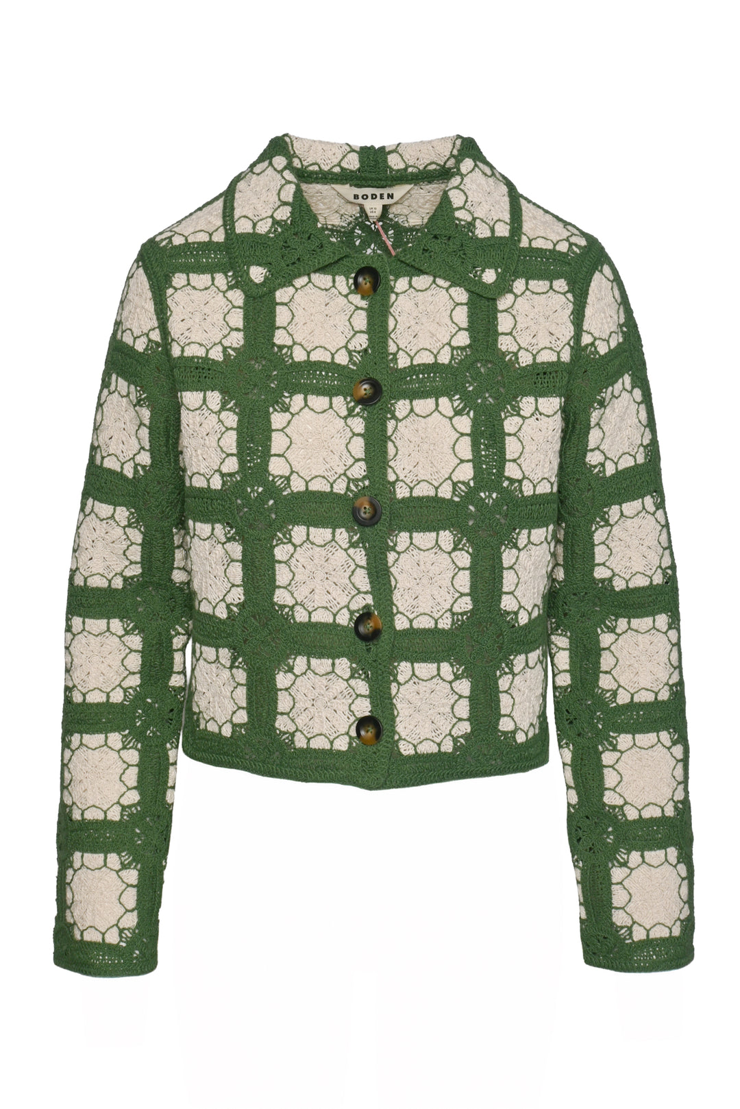 Boden Size 6 Crochet Jacket