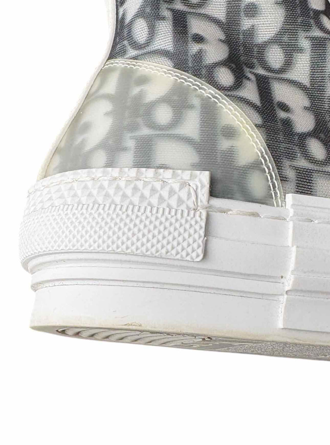 Dior Size 10 Men's B23 League Canvas High-top Sneakers