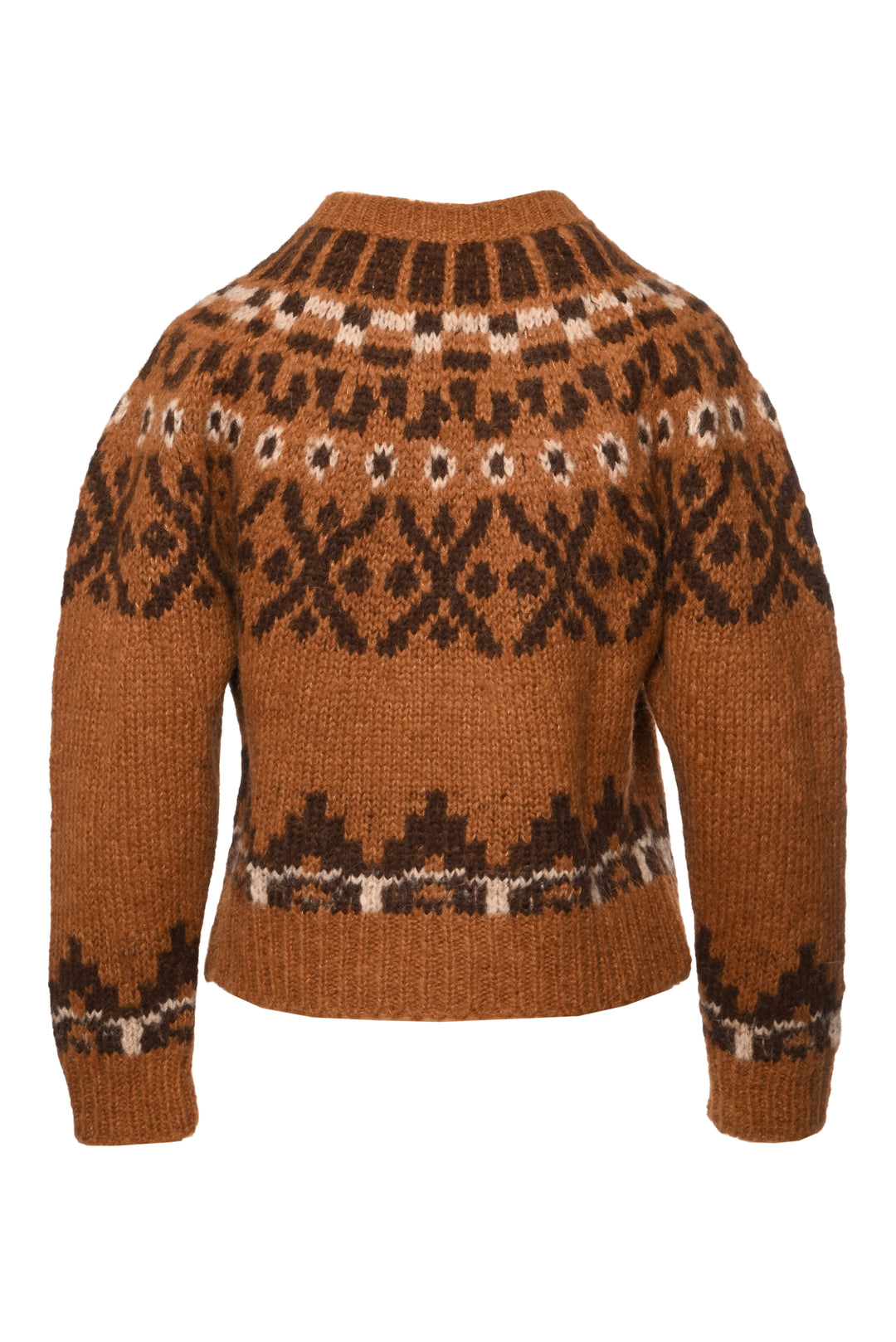 Frame Size M Fair Isle Alpaca-Blend Sweater