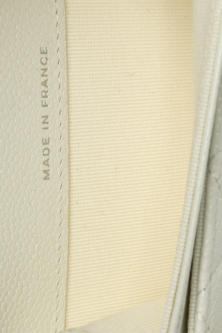 Chanel 2024 Caviar Quilted Small Boy Flap Wallet