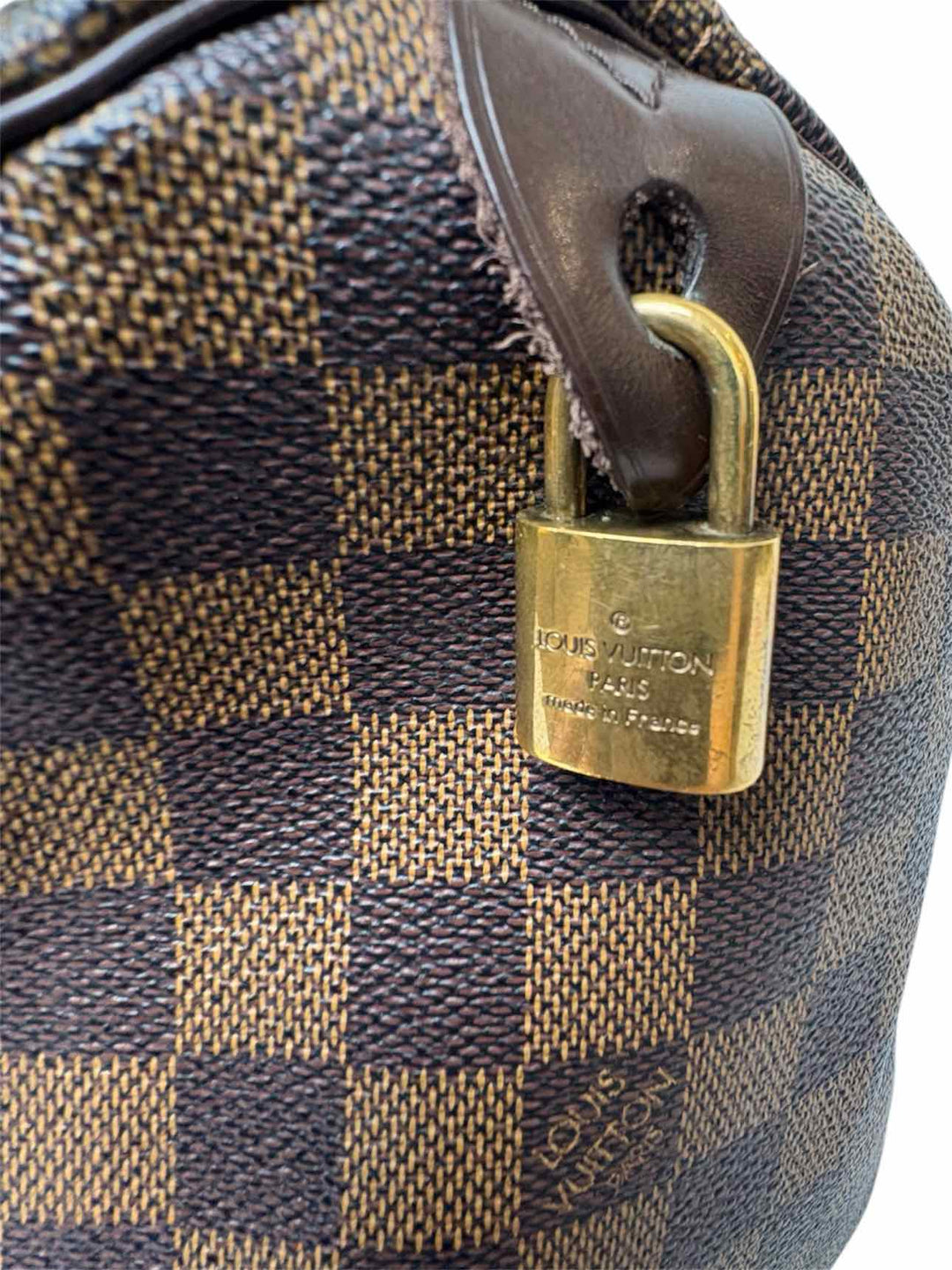Louis Vuitton Speedy 30 Damier Ebene Purse