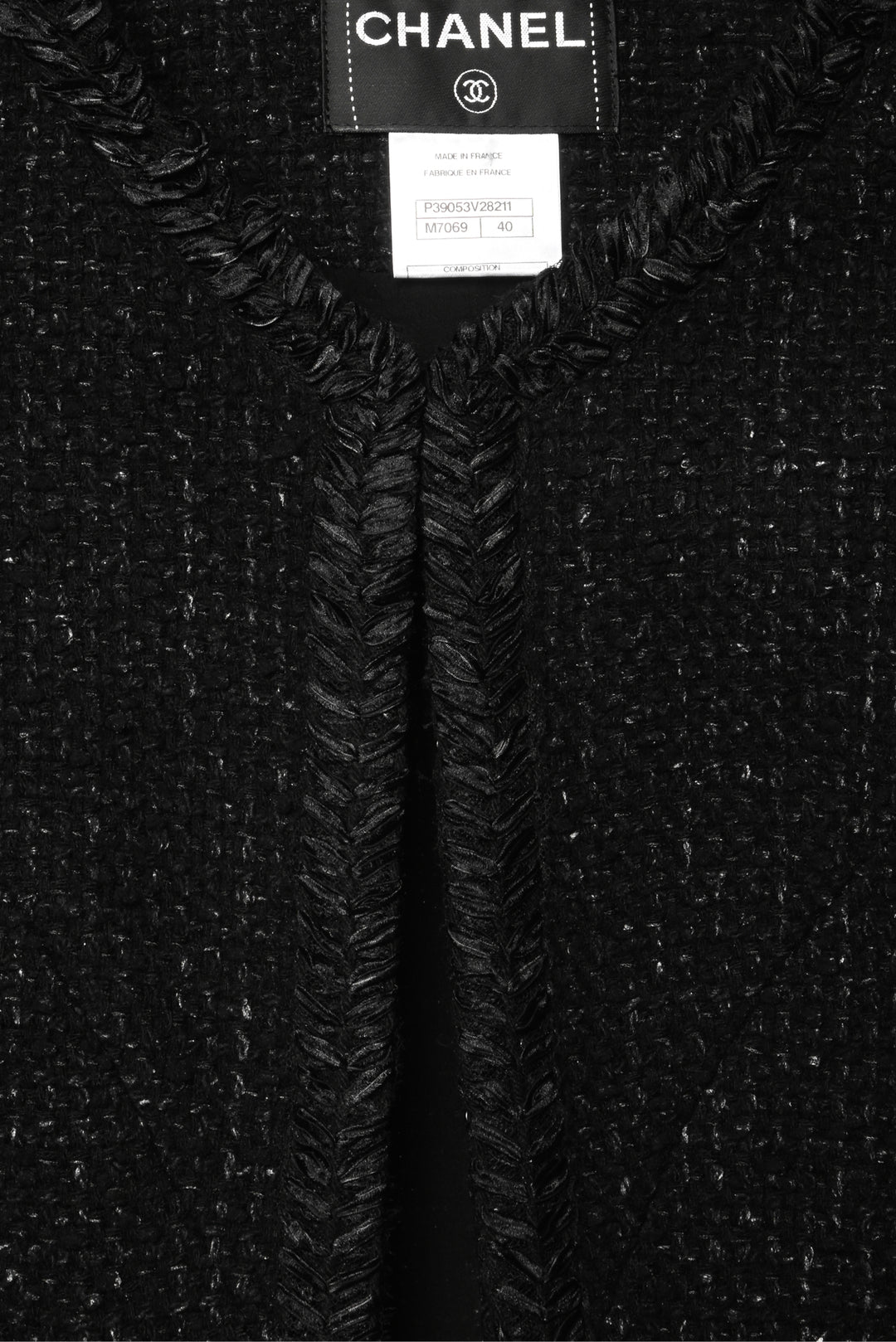 Chanel Size 40 Tweed Evening Jacket