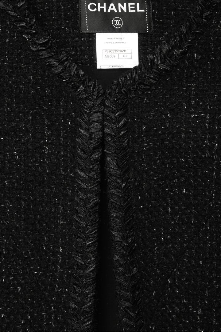 Chanel Size 40 Tweed Evening Jacket