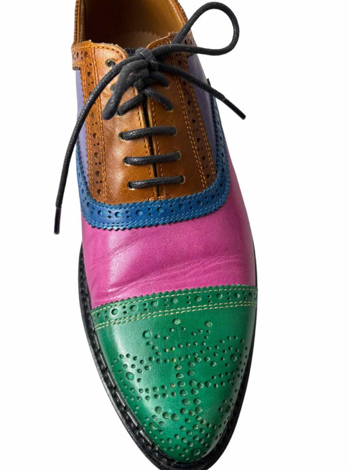 Fluevog Size 9 Edda Pointed-toe Brogue Oxfords