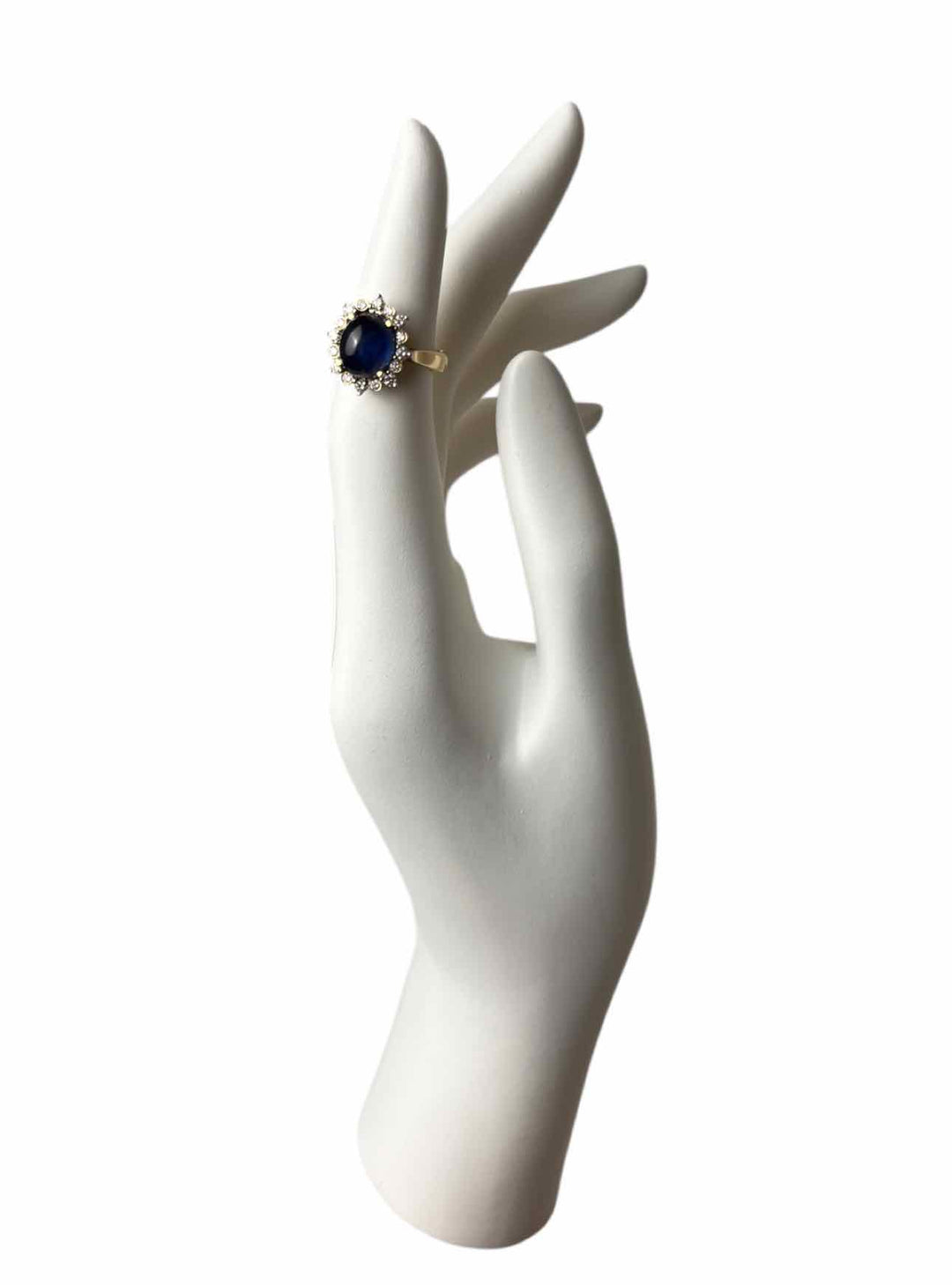 Size 5.5 Sapphire and Daiamond Ring