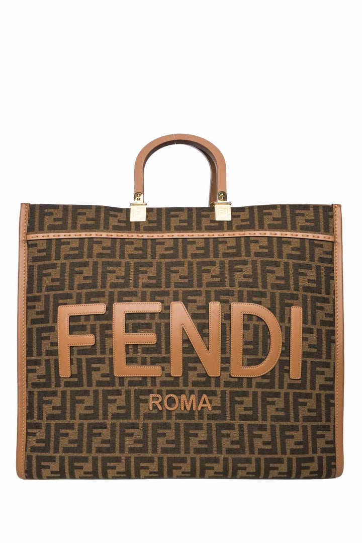 Fendi FF Jacquard Sunshine Large Tote