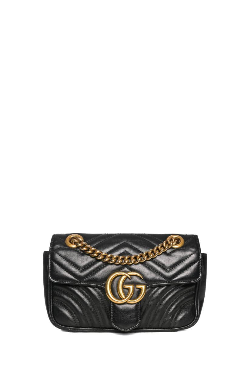 Gucci GG Marmont Matelasse Small Crossbody Shoulder Bag