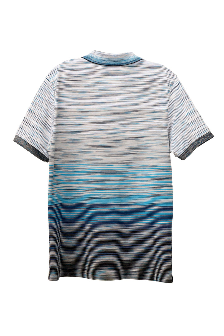 Missoni Size M Men's Striped Polo Shirt