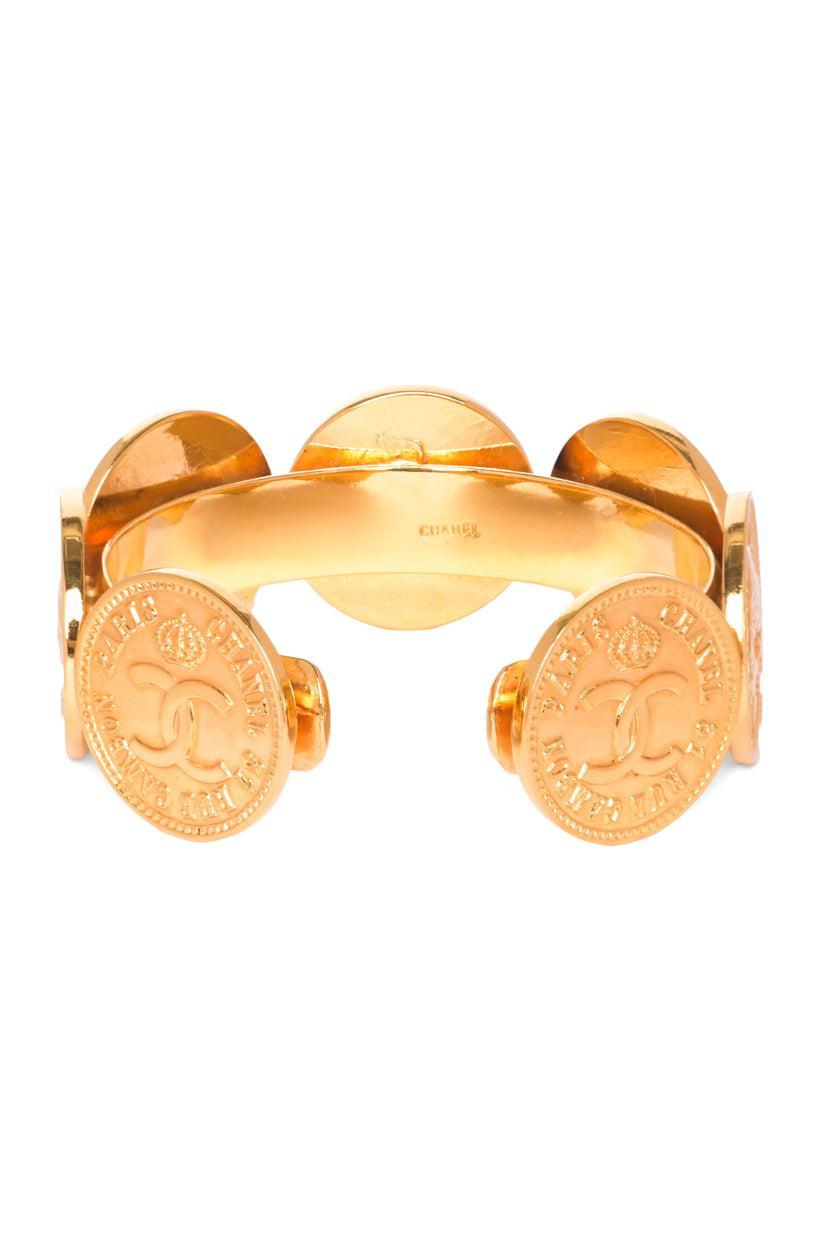 Chanel Vintage Coin Cuff