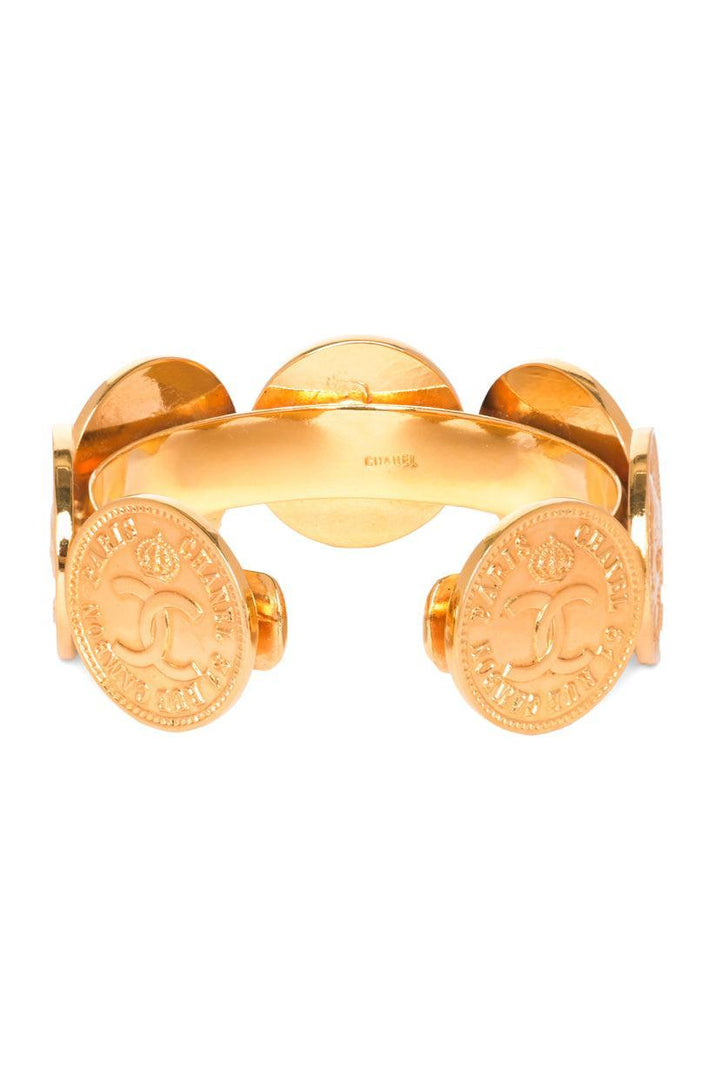 Chanel Vintage Coin Cuff