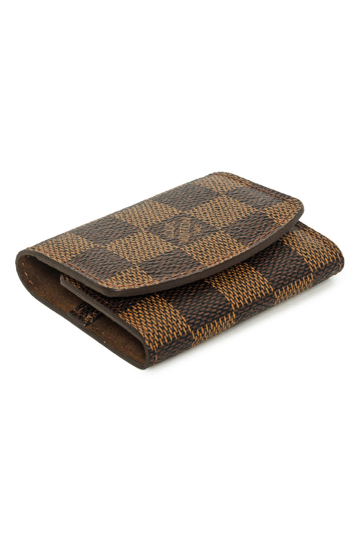 Louis Vuitton 2008 Damier Ebene Cufflinks Case
