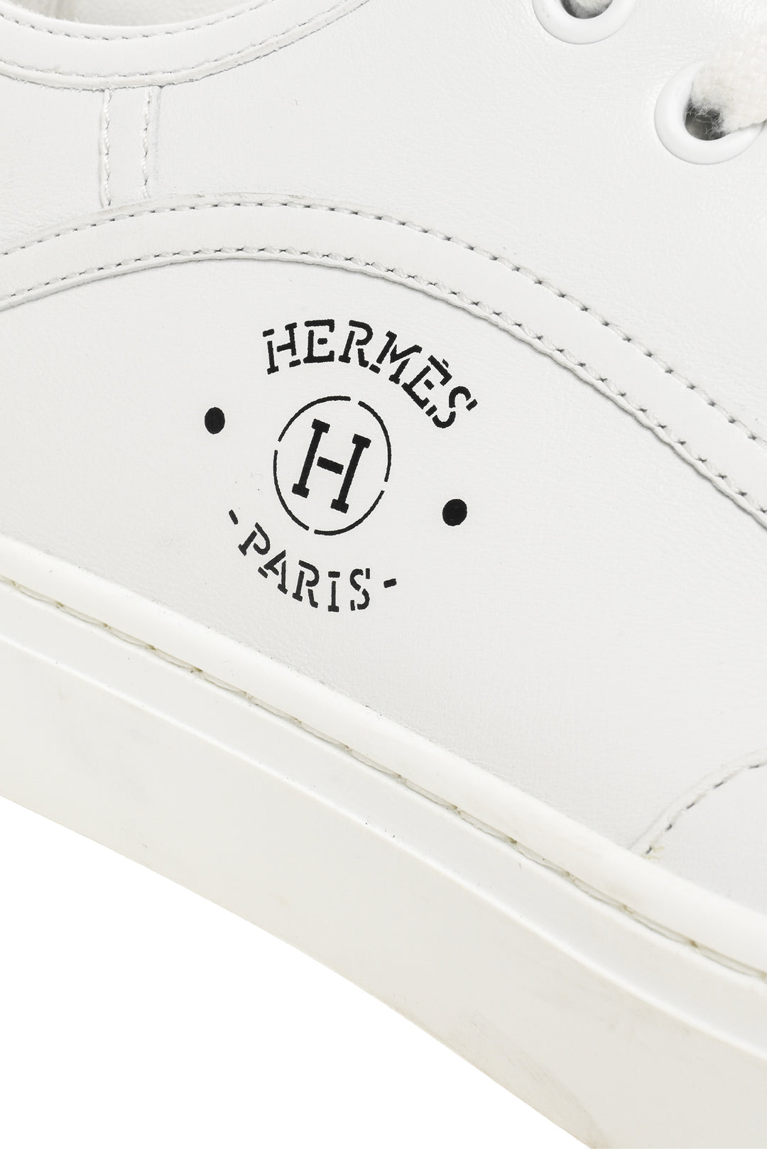Hermes Size 39 Calfskin Leather Get Sneaker