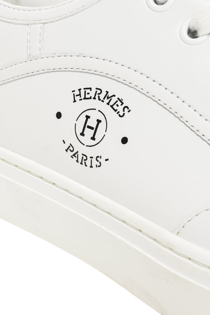 Hermes Size 39 Calfskin Leather Get Sneaker