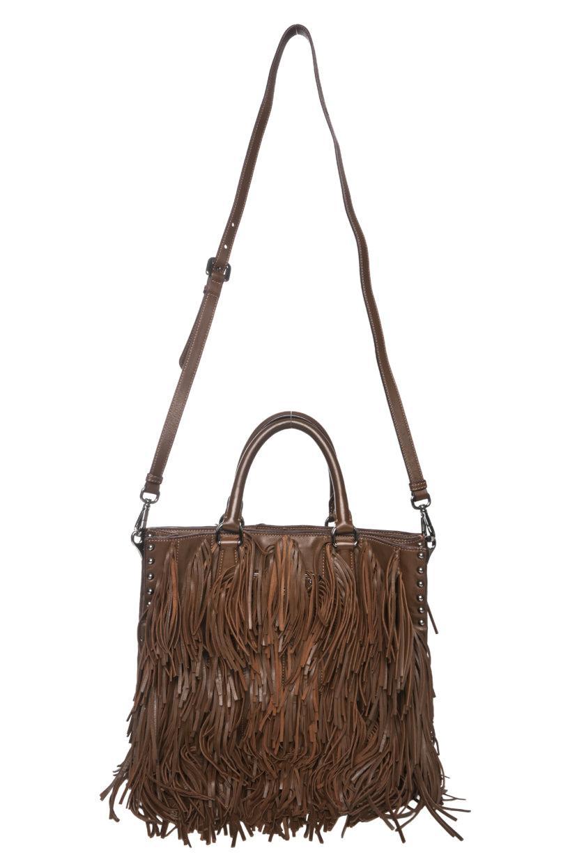 Prada Nappa Fringe Tote