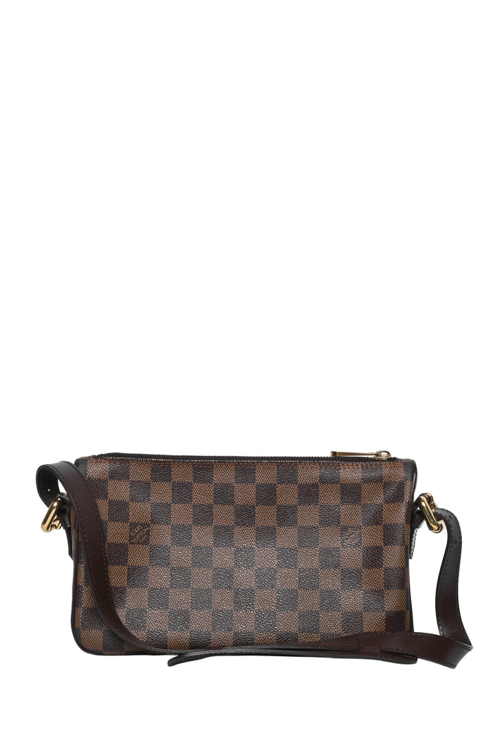 Louis Vuitton 2005 Damier Ebene Canvas Ravello GM Shoulder Bag