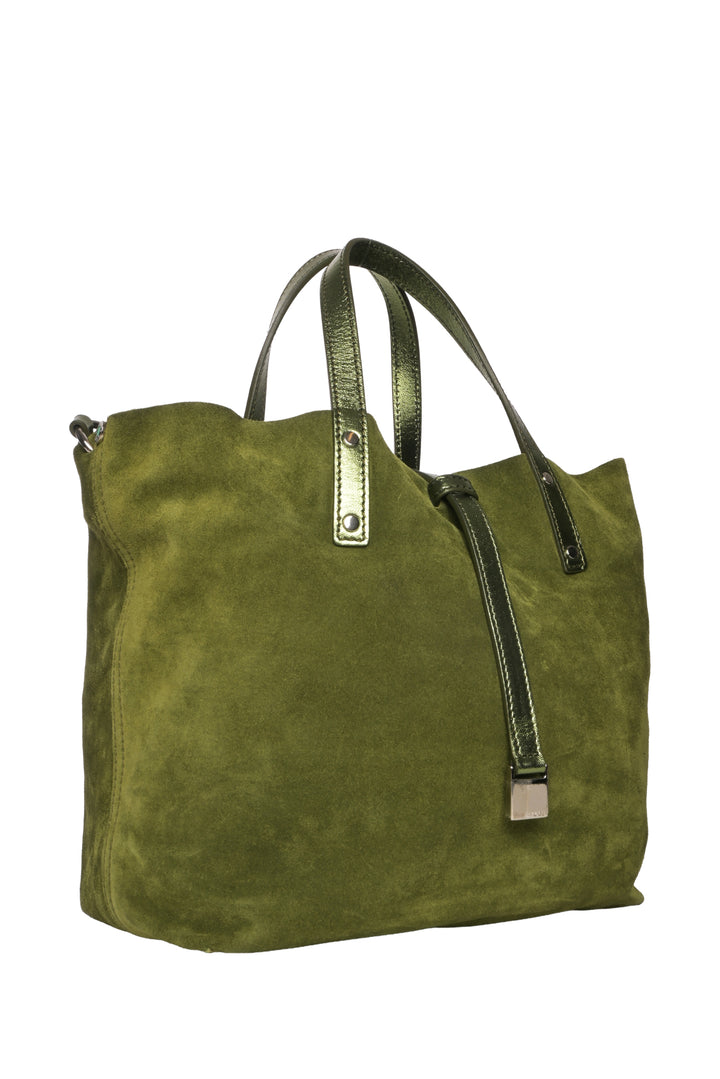 Tiffany & Co Reversible Metallic Suede Tote