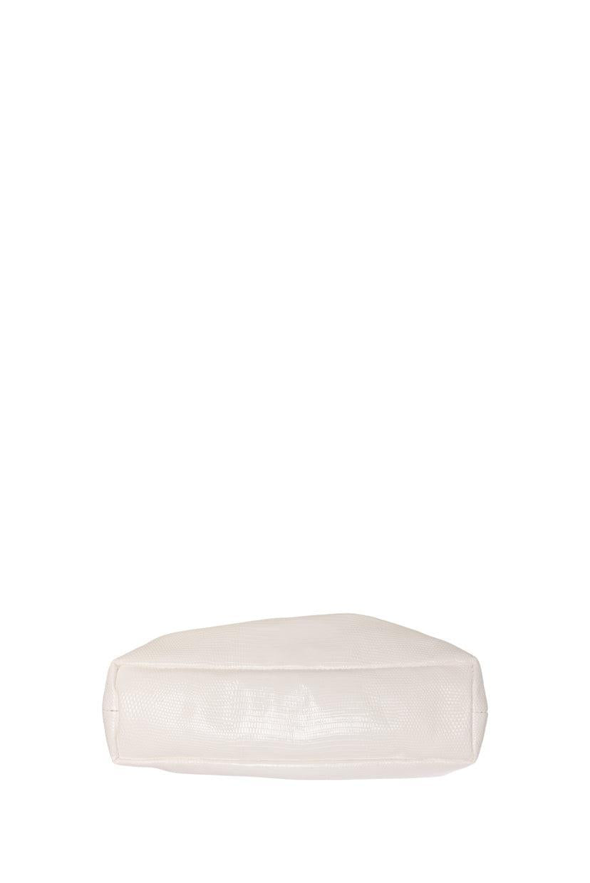 Mansur Gavriel Embossed Patent Mini Cloud Clutch Crossbody