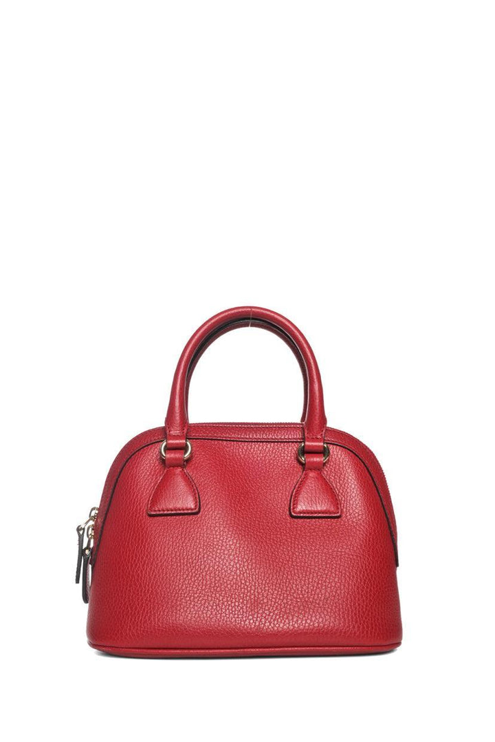 Gucci Dollar Calfskin Small GG Charm Dome Satchel
