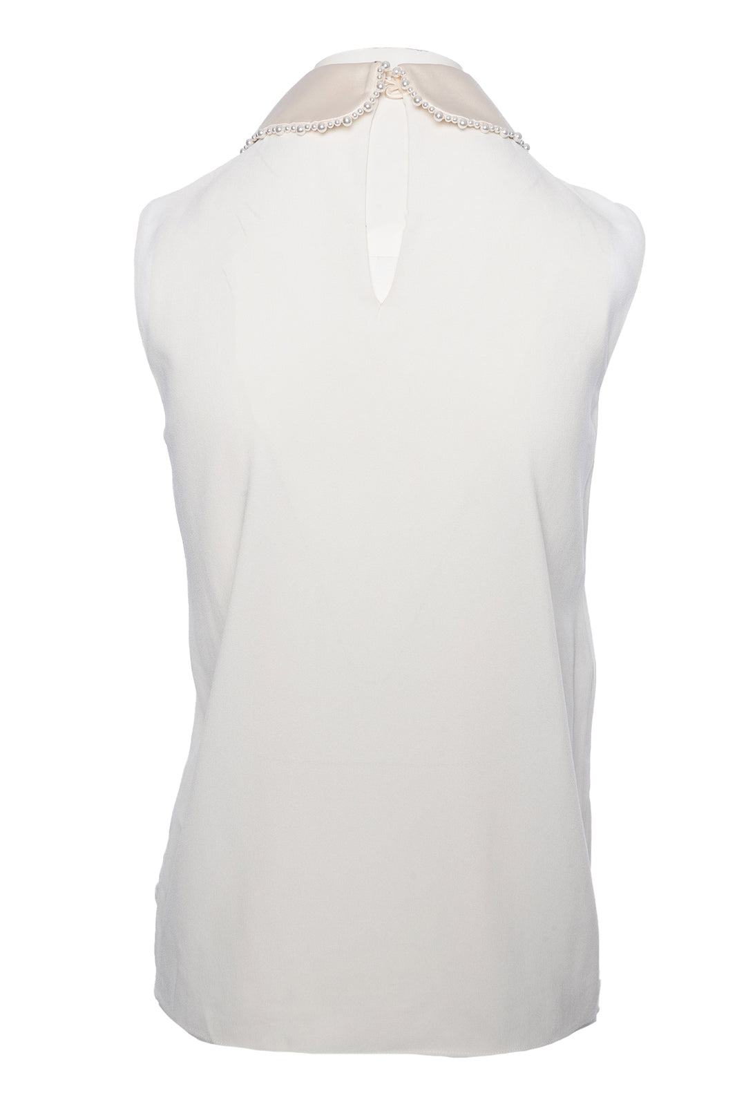 Miu Miu Size 36 Faux Pearl Embellished Tank Top