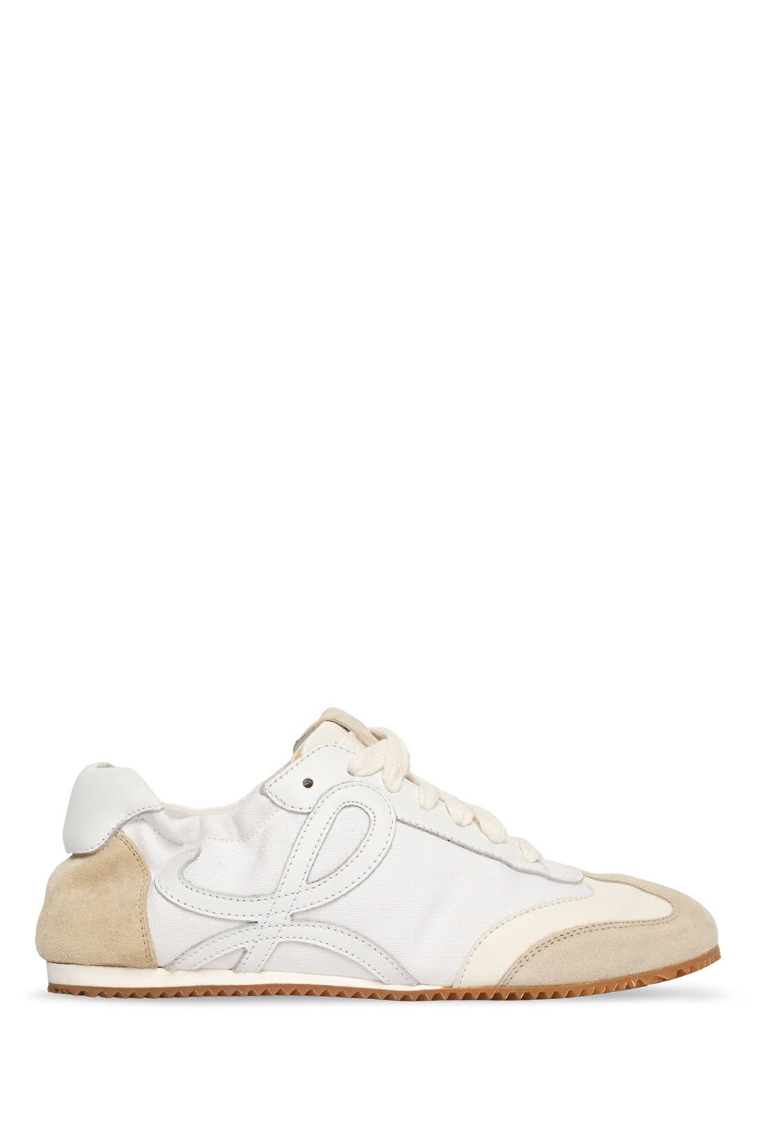Loewe Size 37 Canvas & Suede Ballet Runner Sneaker