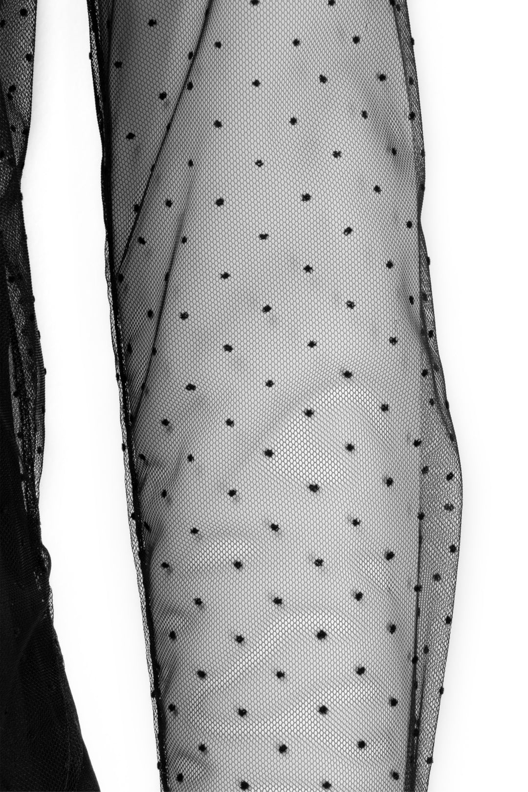 Christian Dior Size 6 Sheer Dotted Blouse