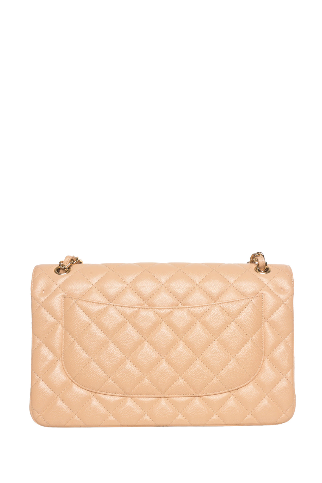 Chanel Jumbo Caviar Leather Double Flap Bag