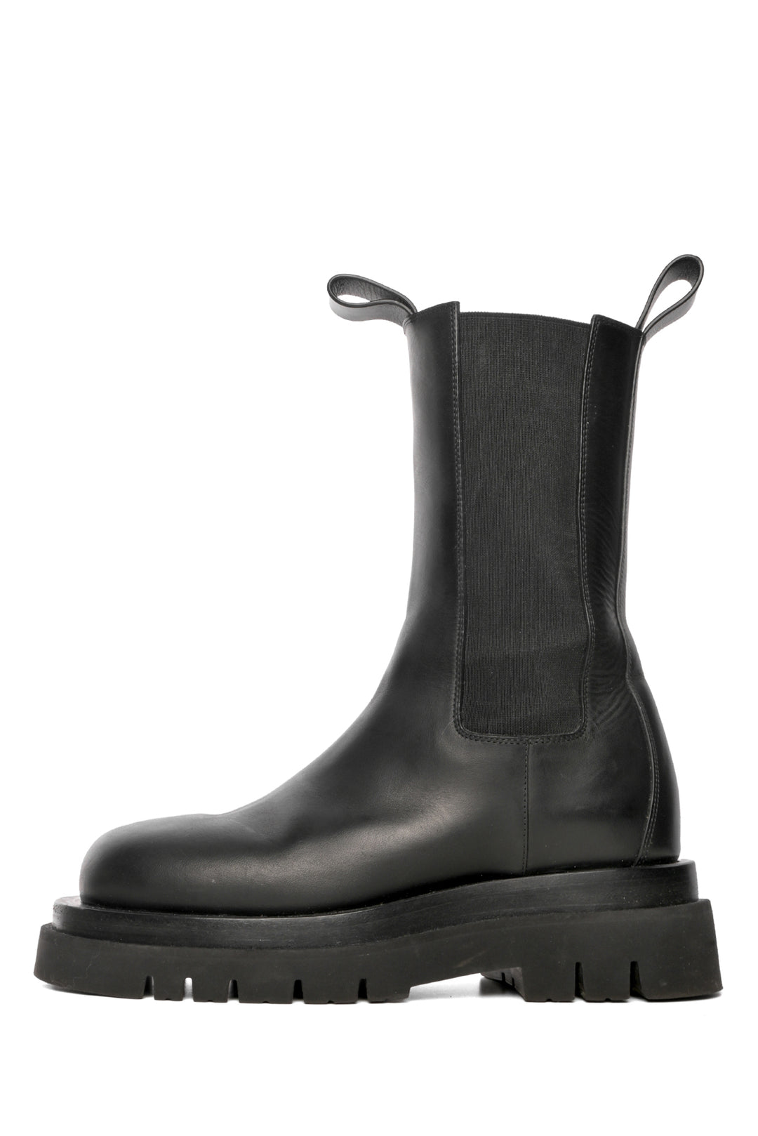 Bottega Veneta Size 37 Lug Leather Chelsea Boots