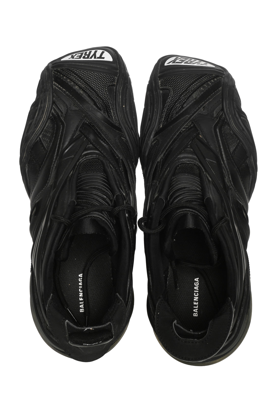 Balenciaga Size 39 Tyrex Nylon, Mesh, Faux Leather & Rubber Sneaker