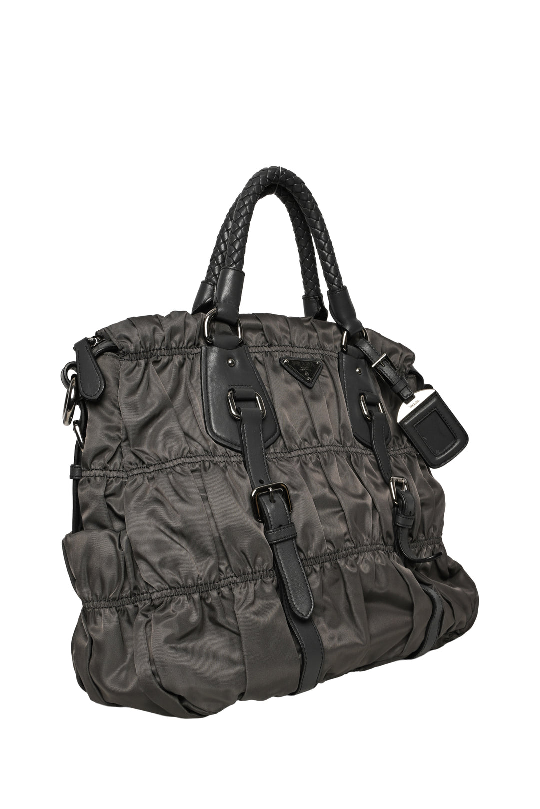 Prada Tessuto Gaufre Two-Way Tote