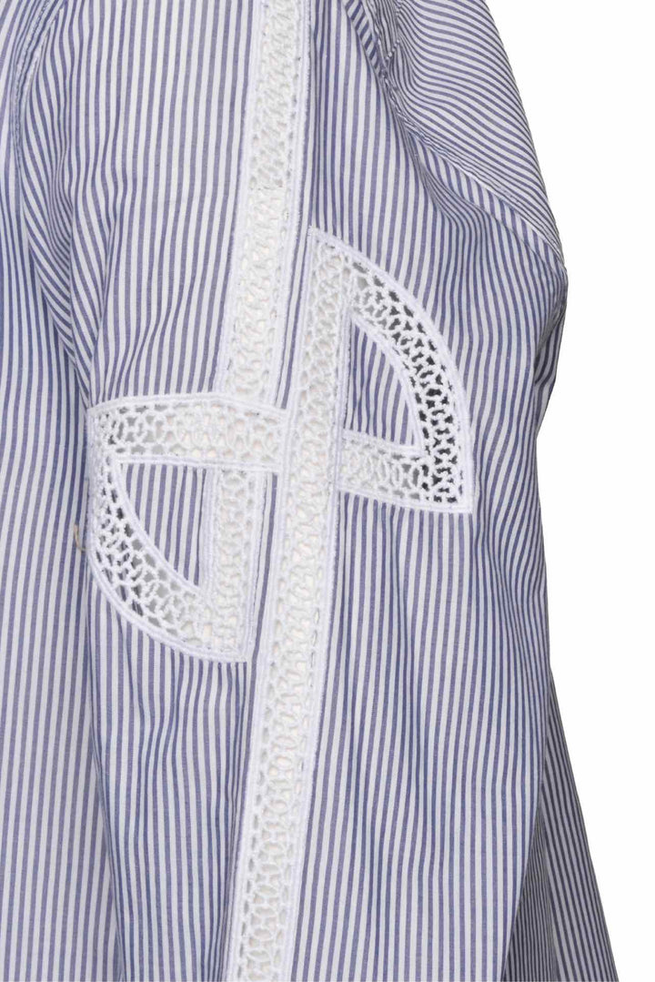 Patou Size 38 Guipure Cut-Out Top