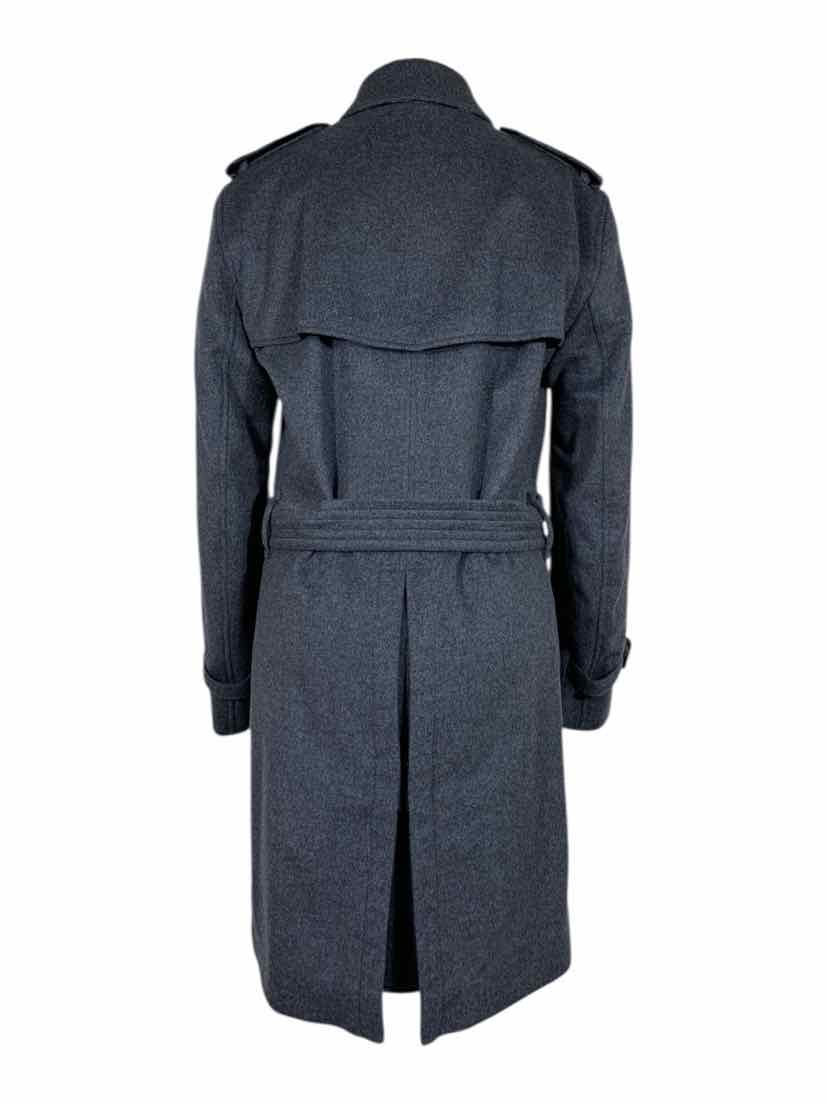 Burberry  London Size 46 Men's Double Breasted Wool-Blend Trench Coat