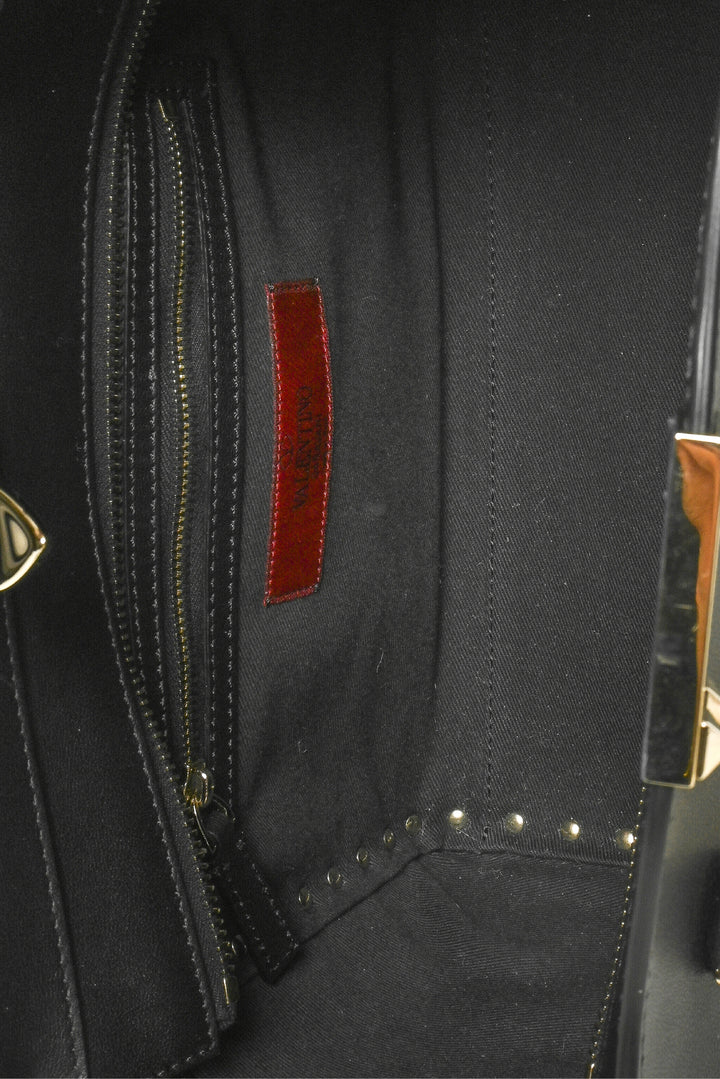 Valentino Small Rockstud Rigid Shoulder Bag