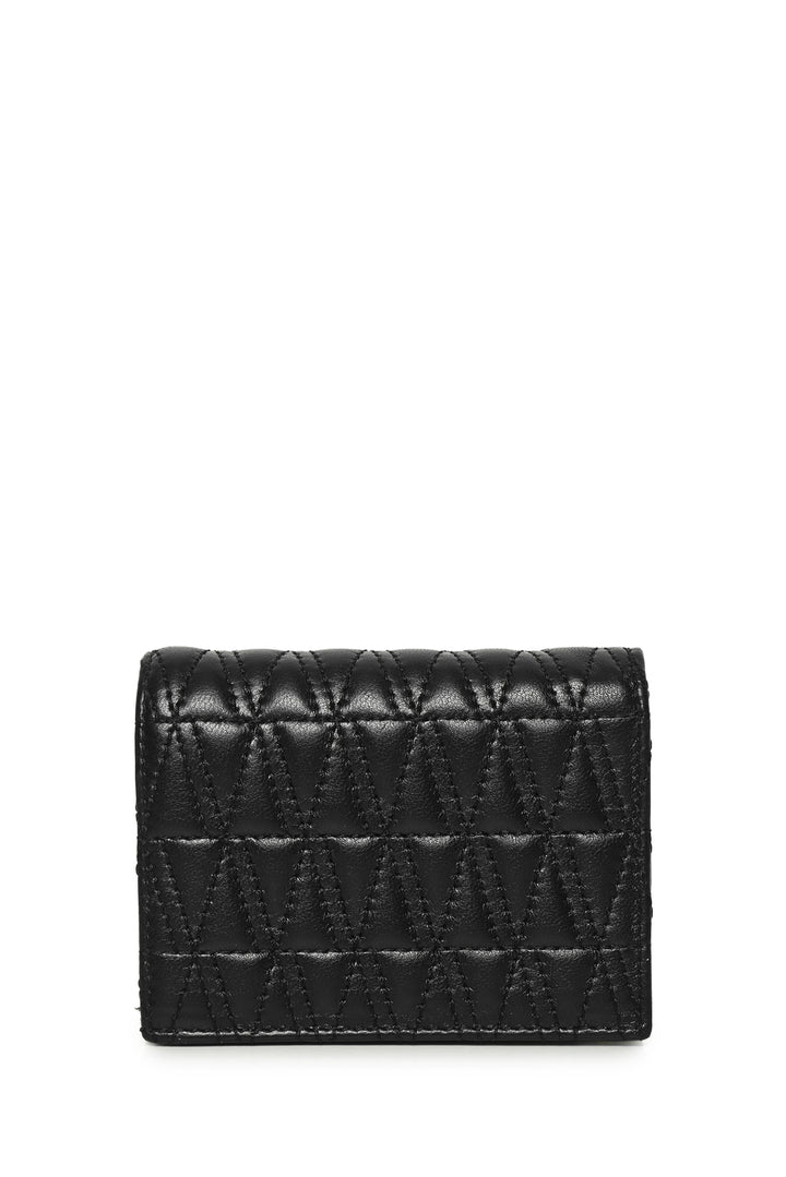 Versace Quilted Nappa Leather Virtus Bifold Wallet