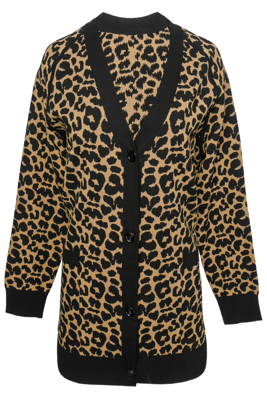 Max Mara Size S Tenore Leopard Cardigan & Tenna Leopard Crop Top Set