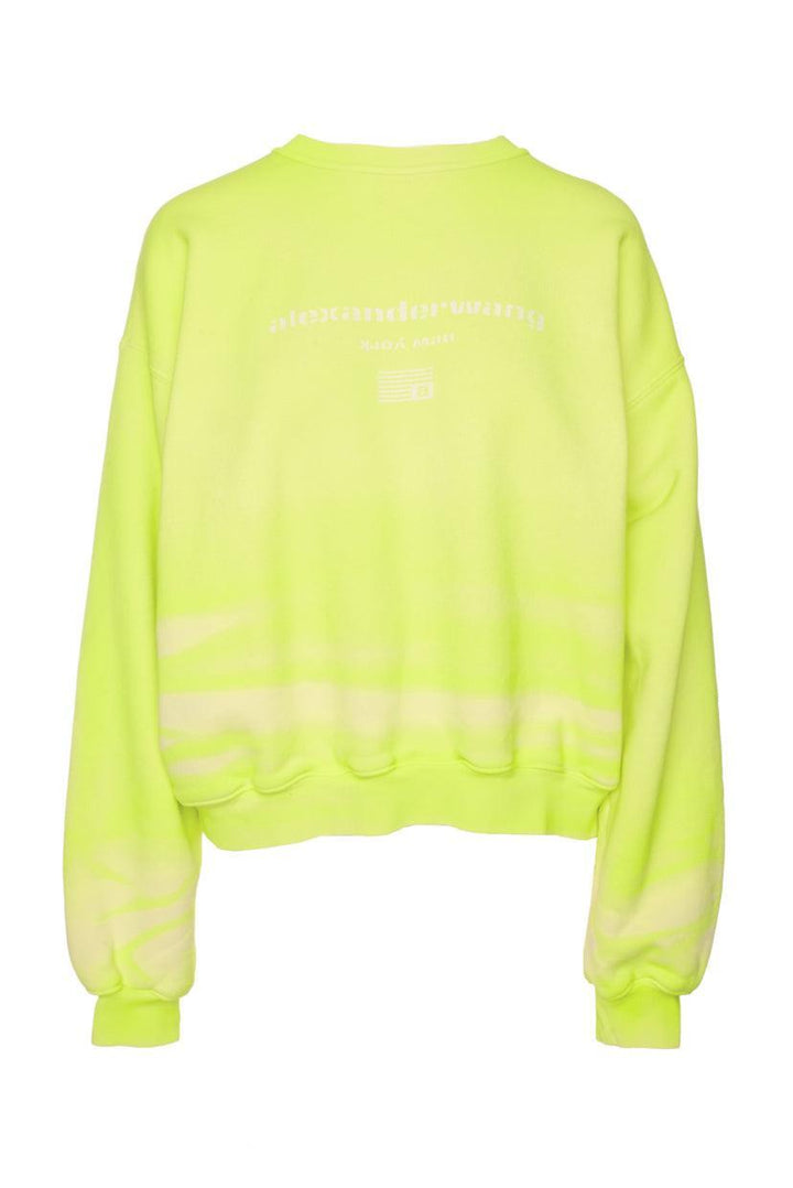 Alexander Wang Size S/M Neon Tie-Dyed French Cotton Terry Sweatshirt