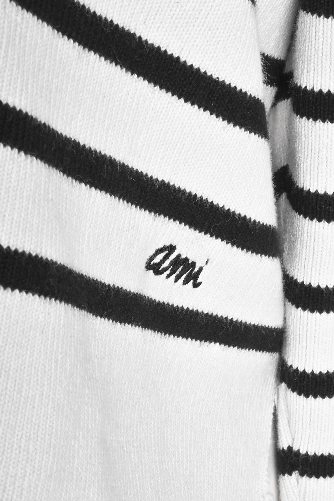 Ami Size S Striped Sailor Polo Sweater