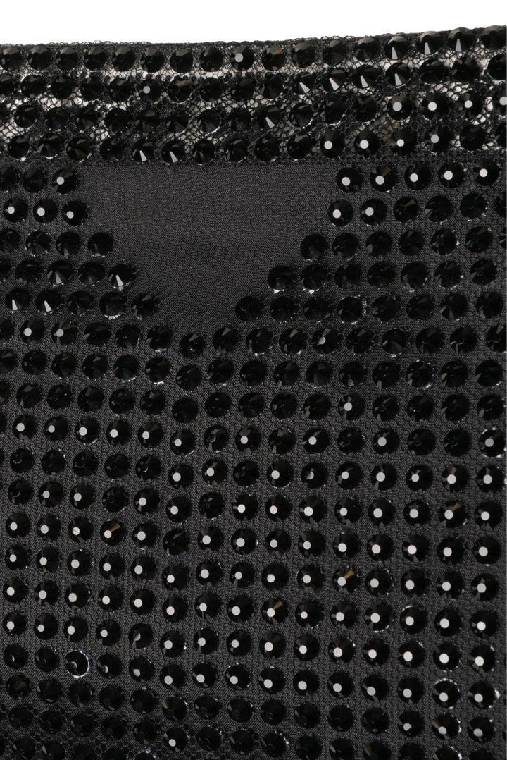 Prada Size 38 2021 Rhinestone Cropped Tank Top