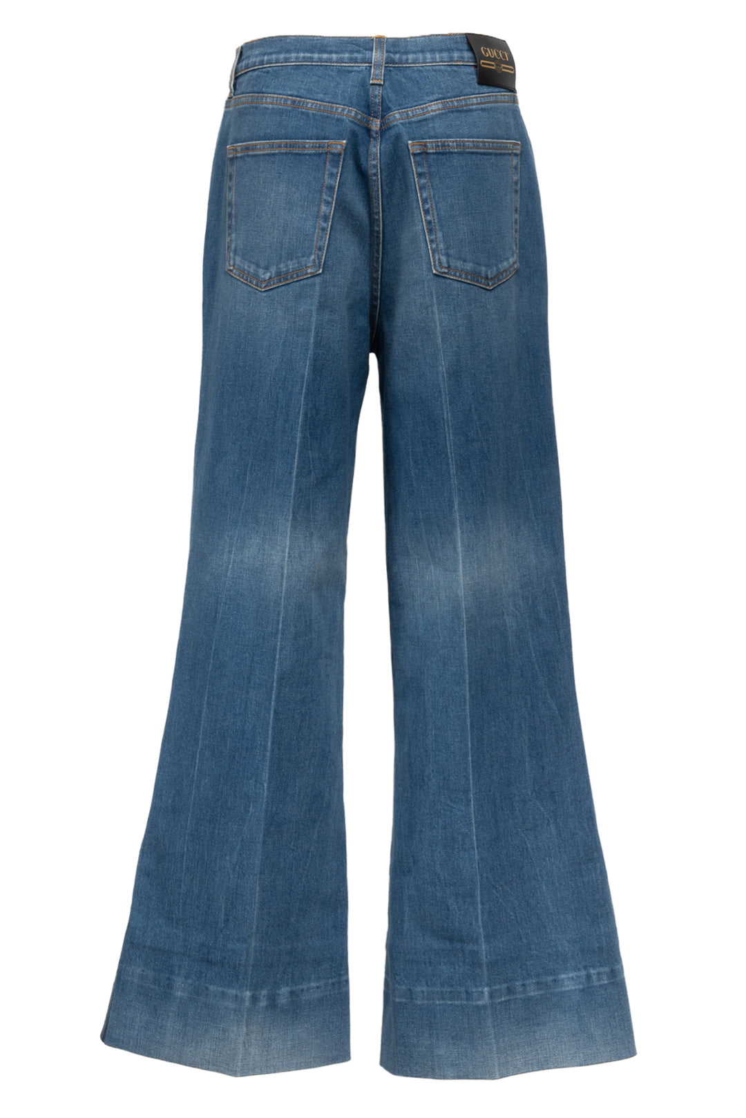 Gucci Size 30 Denim Washed Flare Jeans